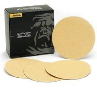 Mirka Gold universal sandpaper Ø 150mm / self-adhesive / grit P120, 100 pcs / For sanding plaster, filler, chipboard, wood, varnish