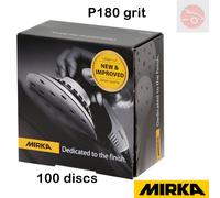 Mirka Basecut HookNLoop 150mm Sanding Discs 25/50/100 6" Abrasive Grit 40 to 600