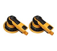 Mirka PROS 650CV / Pneumatic Random Orbital Sander with Central Vacuum and Hook and Loop Backing/for Ø 150mm Sandpaper / 5.0mm Stroke Length / 8995650111 (Pack of 2)