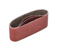 Mirka Red 3 x fabric sanding belts 75x457mm / grit P40 / sanding belt for belt sander/for sanding wood and metal