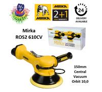 Mirka ROS2 610CV 150mm Central Vacuum Orbit 10,0 - Two Handed
