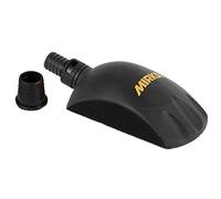 Mirka Roundy Dust-Free Hand Sanding Block for use with 6" Sandpaper Discs/Hook and Loop, Black, Yellow
