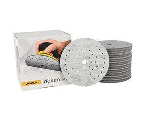 Mirka - sanding discs - Iridium Soft P500 Ø 150 mm Hook & Loop 20 pcs