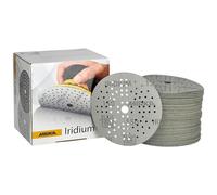 Mirka Sandpaper Iridium 125mm Hook & Loop Grit 150 100 pcs