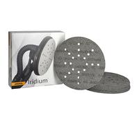 Mirka Iridium Sandpaper Ø 225mm Hook & loop, Grit 40/25 pcs/For drywall sanders, wall and ceiling sanders/Sanding of paint, putty, primer, wood, steel, mineral materials, plastic, glass fibre