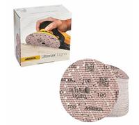 Mirka Ultimax Ligno Ø 150mm sanding discs Hook & Loop Multifit/grit 100/100 pieces/multi-perforation/for sanding wooden surfaces