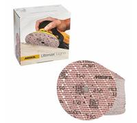Mirka Ultimax Ligno Ø 150mm sanding discs Hook & Loop Multifit/grit 150/100 pieces/multi-perforation/for sanding wooden surfaces