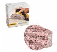Mirka Ultimax Ligno Ø 150mm sanding discs Hook & Loop Multifit/grit 320/100 pieces/multi-perforation/for sanding wooden surfaces