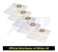 Mirka 8999700211 Dustbag Fleece - Suitable For DE 415/915 - Pack contains 5 pieces