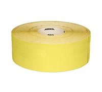 Mirka Yellow Sanding Paper Abrasive Roll / 100mm x 50m / P80 / sanding hardwood, softwood, paint, filler, plastic / 1 roll