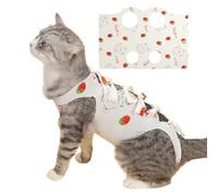 MIRKUZI Cat Clothing A Suit for Sterilization/Castration After Surgery to Prevent Licking Abdominal Wound