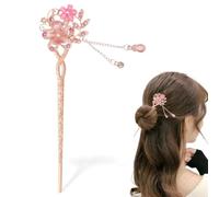 MIRKUZI Hair Clips 1 Piece Vintage Opal Flower Hairpin Hair Accessories Chinese Hairpin Old Style Hairpin Antique Hairpin