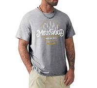 Mirkwood, Forest Under Night, East Lórien, Outdoor Adventure Badge Men T Shirt Anime Aesthetic Clothes Mens Cotton t Shirts Grey