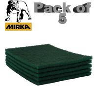 Mirlon Scotch Abrasive Finishing Pads Green/Red/Grey Cleaning/Scouring