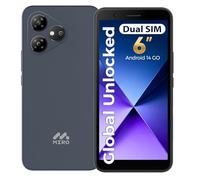 MIRO 4G Cell Phone - New Android 14 Go Edition Smartphone, 6" Display, 2GB+32GB (256GB Expandable), 3000mAh Battery, 5MP+2MP Camera, Dual SIM, 3.5mm Headphone Jack(Blue)