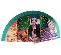 Miro Boho Chic - Fan Frida Elegance and Tradition in a Fan Exclusive Design Gifts for Women Gift Friend Invisible Gift Geschenke FüR Frauen, Frida Calabera, Talla Unic