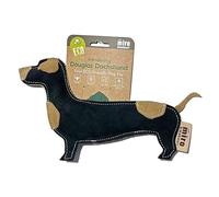 Miro & Makauri Eco Friendly Leather Dog Toy - Douglas Dachshund (29 x 17cm Approx)
