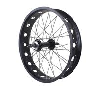 MIRODO Snow Bike Wheelset 20/24/26 Inch×4.0" Fat Tire Beach Bike Front Rear Wheel 36H Disc Brake Hubs 135mm/195mm For 6/7/8/9/10 Speed Rotary Wheels(Rear,26")