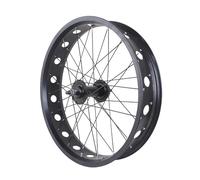 MIRODO Snow Bike Wheelset 20/24/26 Inch×4.0" Fat Tire Beach Bike Front Rear Wheel 36H Disc Brake Hubs 135mm/195mm For 6/7/8/9/10 Speed Rotary Wheels(Front,20")