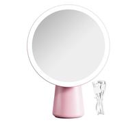 Miroir De Maquillage Lumineux,Miroir De Maquillage LED - LED Rechargeable 3 Modes Régulable Tactile 7,72x10.63x3,54 Poucesde Bain Bureau Chambre Et Table De Chevet