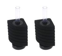 Mironey 2-Pack Biochemical Sponge Filter Aquarium Corner Filter Corner Sponge Filter Breeding Shrimp Nano Fish Tank - Tank Size:21 Gallon