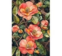 MIRONS 5D Diamond Art Painting Kits, Flowers DIY Full Drill Diamond Paintings with Diamonds Gem Art and Crafts Home Decor 40x50cm