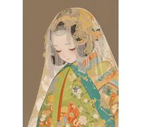 MIRONS Cross Stitch Kits for Adults, Kimono Girl 11CT Stamped Cross Stitch Kit, Embroidery kit with Patterns and Instructions, Including Colored Threads and Needles Tools40*50cm