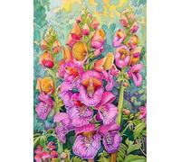 MIRONS Diamond Art, Flowers DIY 5D Diamond Painting Kits, Full Round Drill Embroidery Pictures for Wall Decor,Home Decoration 40x50cm