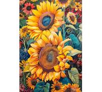 MIRONS Diamond Painting Kits, Flowers 5D DIY Round Full Drill Diamond Art Kits Craft for Home Wall Art Decor 40x50cm