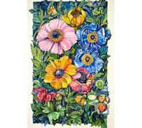 MIRONS Diamond Painting Kits, Flowers DIY 5D Full Drill Gem Diamond Art Kits for Home Wall Decor 40x50cm