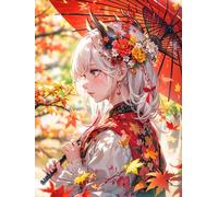MIRONS Diamond Painting Kits for Kids, Beautiful Manga Girl,H,30 * 40cm 5D Diamond Painting Set,Diamond Art Kits,DIY Diamond Painting Kits for Beginners,Gem Art Kit,Arts Craft for Home Wall Decor