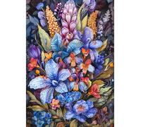 MIRONS DIY 5D Diamond Painting Kits, Flowers Diamond Painting Full Drill Crystal Rhinestone Embroidery Craft Kits for Home Wall Decor Gifts, Diamond Art Kits 40x50cm