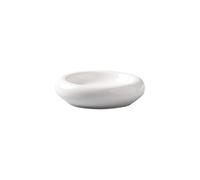 MIROOOO Dinner Plates Creative Western Cold Dishes Dessert Pure White Round Three-Dimensional Ceramic Concave Tableware Plate, Suitable for Cakes and Appetizers Kitchen Salad Bowl