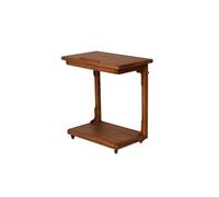 MIROOOO Living Room Side Table Tea Table Living Room Wooden Movable Sofa Side Table Bedside Sofa Side Table Writing Table Small Coffee Table Bedside Caddy