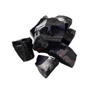 MIROOOO Natural Raw Stones Crystal Synthetic Blue Sandstone Ore Specimen Crystal Rough Stone Aromatherapy Diffuser Stone Crystal Ornaments for Tumbling, Cabbing, Fountain Rocks(3-5cm/500g)