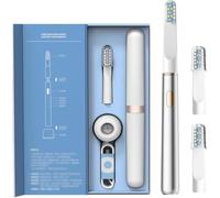 Miroshine Electric Toothbrush, 360° Deep Clean, Gentle on Gums，Blue | 48,000 Vibrations per Min, 3 Modes, Won't Damage Teeth, Full Mouth 30-Second Clean, Ipx7, Long Battery Life, Free Travel Case