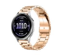 MiRowy 18 mm Strap for Garmin Venu 4 41 mm/Venu 3S 41 mm/Forerunner 265S/Forerunner 255S, Stainless Steel Bracelet, Adjustable Band for Garmin Vivoactive 4S 40 mm/Vivomove 3S 39 mm, Rose Gold