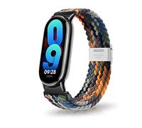 MiRowy Strap for Xiaomi Smart Band 10/Xiaomi Smart Band 9/Mi 8, Braided Solo Loop Elastic Soft Nylon Bracelet, Sport Replacement Watch Bands, Colorful