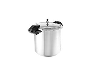 Mirro - 7114000221 Mirro 92122A Polished Aluminum 5 10 15-PSI Pressure cooker canner cookware, 22-Quart, Silver