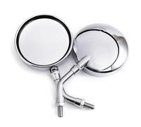 Mirror 10mm Universal Motorcycle Handlebars Rearview Mirrors Motorcycle Side Mirrors Bar End Handlebar Rearview Side Mirrors Accessories