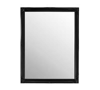 Mirror 4Ft6 X 3Ft6 137cm X 106cm Large Black Antique Design Ornate Wall Big New