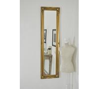 Mirror 5Ft6 X 1Ft6 167cm X 45cm Large Gold Antique Design Dress Big Wall Bargain, 168x46