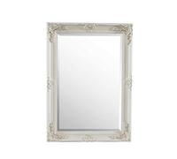 Mirror Abbey Baroque Style Rectangular Cream, 112x81, Beige