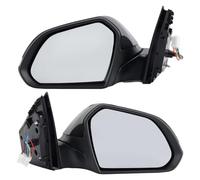 Mirror Assembly For Hyundai For Sonata 9th Generation 2015 2016 2017 Black Manual Folding Wing Door Mirror Car Accessories 8 Pins Side Assembly Wide Angle Lens