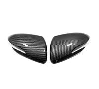 Mirror back cover Auto Rearview Mirror Cap Cover For Hyundai For Elantra For Avante For AD 2016 2017 2018 2019 2020 Housing Side Door Wing Back Up Lid(Black- Silver)