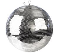 Mirror Ball 50cm Silver MB50S Disco Ball Revolving Glitter Disco Retro 50's