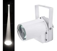 Mirror Ball Spotlight, 3W Spotlight Disco Ball, LED Pin Light for Mirror Balls, Disco Mirror Ball Light for Live House or Party (White)