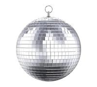 Mirror Balls Disco Mirror Ball Party Shiny Decoration Stage Light Rotating Glass Retro Reflective KTV DJ Home Decor(20cm)