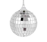 Mirror Balls Disco Mirror Ball Party Shiny Decoration Stage Light Rotating Glass Retro Reflective KTV DJ Home Decor(10cm)