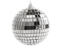 Mirror Balls Mini Mirror Disco Ball Stage Light Reflective Rotating Bright Silver Glass Wedding Party Home KTV Decor(10CM 1 piece)